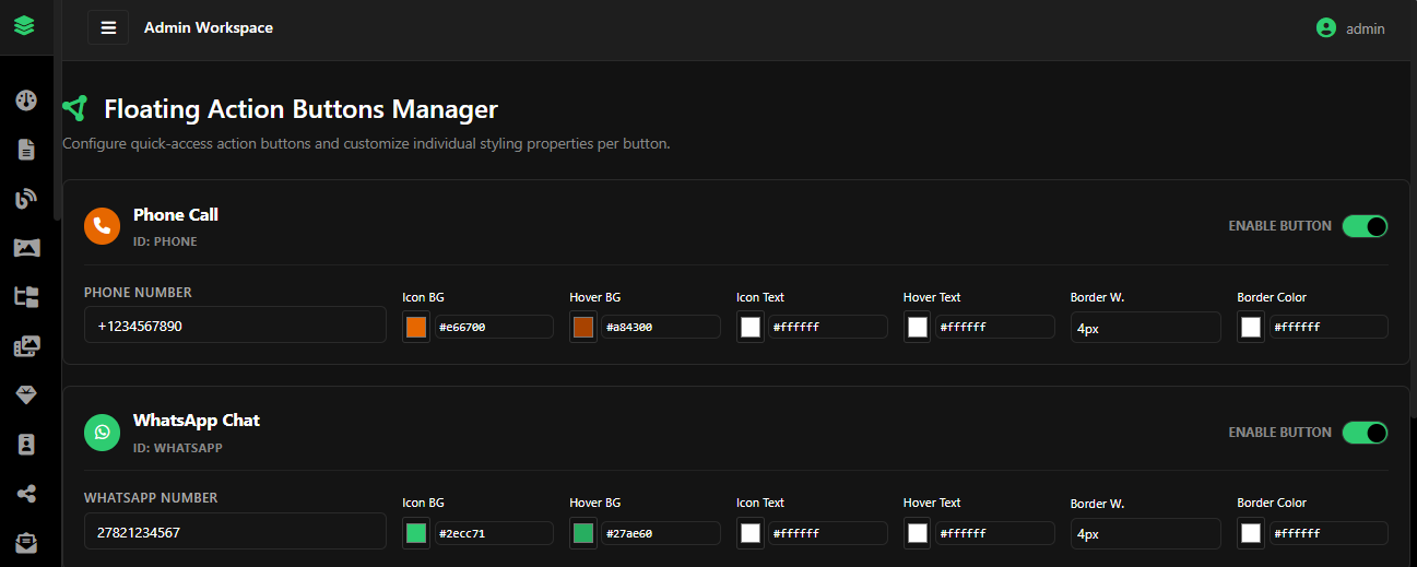 Instant customer chat and contact preview
